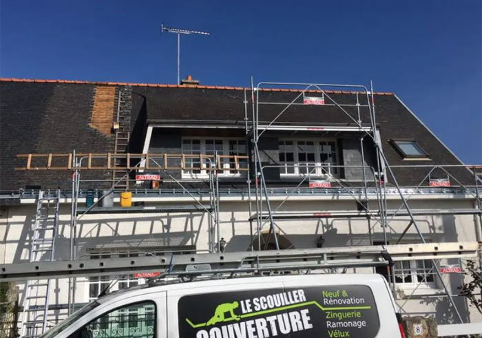 Entreprise de couverture proche de Riantec